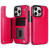 Leather wallet case with card slot for iPhone models by HSF Marketplace