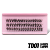 Natural eyelash clusters, 320-piece volume mixed tray of false lashes by HSF Marketplace