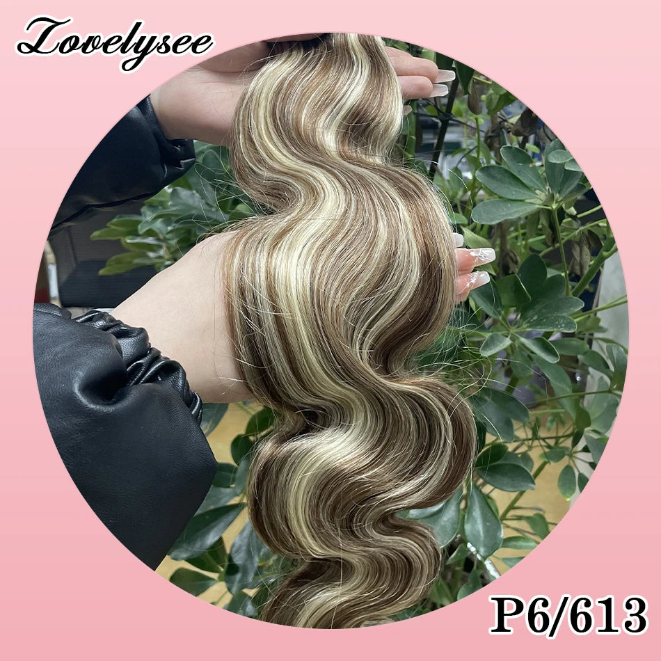 Brazilian human hair body wave drawstring ponytail wrap-around extension in natural Remy hair, 14–24 inch