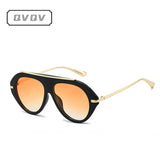 Women’s vintage metal beam pilot sunglasses with dark lenses for driving eyewear