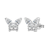 Orstarry S925 sterling silver 18k gold classic knot stud earrings for women, close-up jewelry view