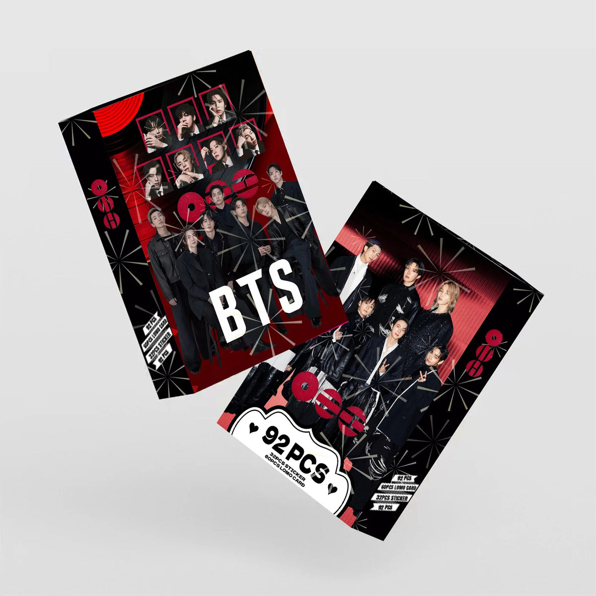 BTS lomo cards set with 92 HD photo cards for fans, K-culture merch by HSF Marketplace
