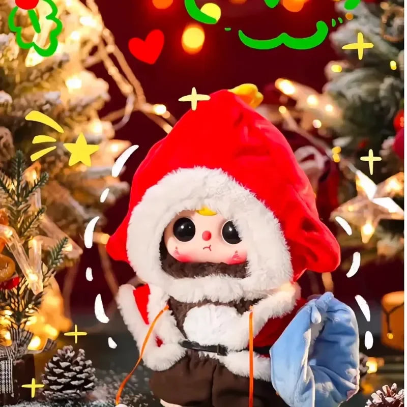 Baby Three 400% Christmas plush blind box cartoon figure, soft collectible doll by HSF Marketplace