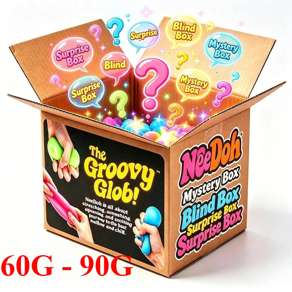 2026 NeeDoh Squeeze Toy Blind Box randomly selected, can relieve stress, squeeze and relax fingertips, toy mystery box gift