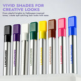 8-color waterproof green mascara for thick, curling, long-lasting natural-looking eyelashes