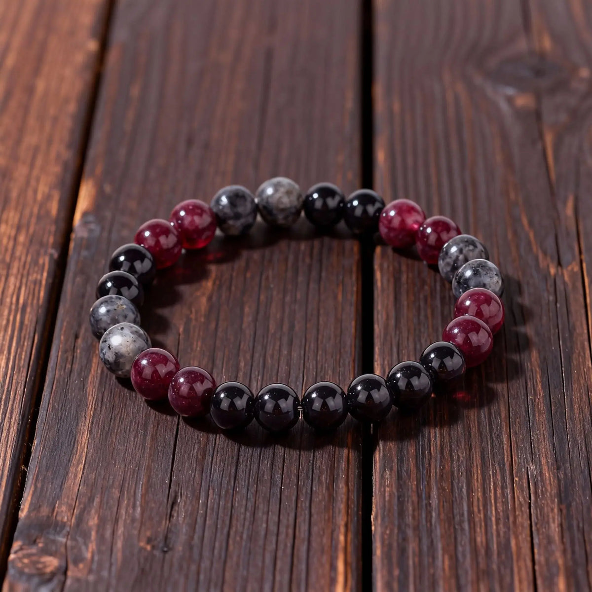 Black Glitter Stone Bracelet For Women Garnet Natural Stone Beads Elastic Chain Bangle Men Fashion Party Jewelry Gift