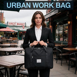 Foldable multi-purpose storage tote bag by HSF Marketplace, space-saving travel organizer for closet and trip use.
