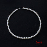 White pearl choker necklace by HSF Marketplace, elegant jewelry for women and men