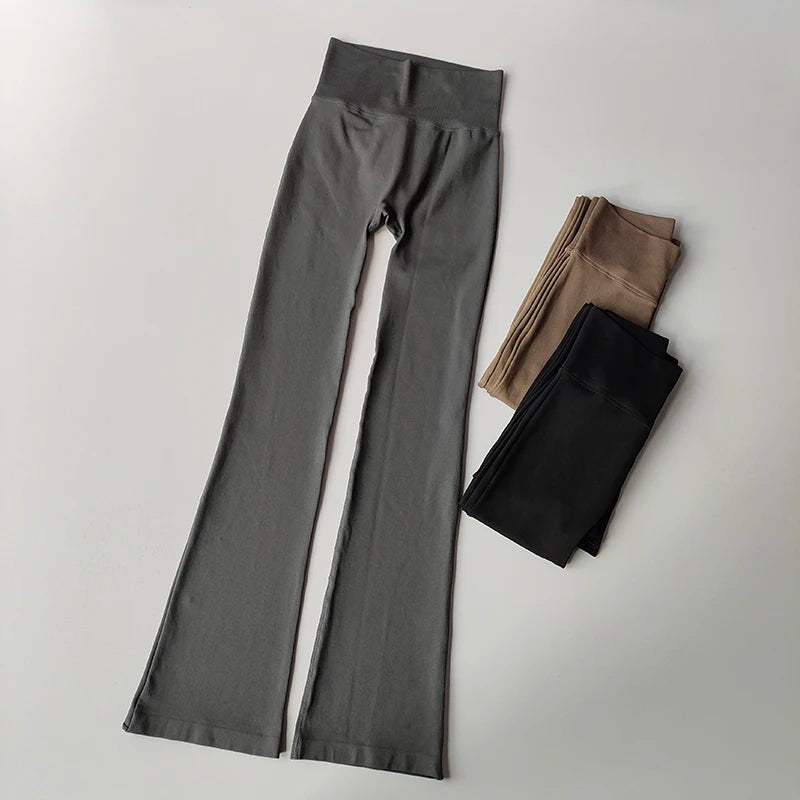 Women's high waisted compression yoga pants by HSF Marketplace in a sleek, form-fitting design
