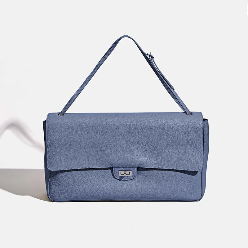 Luxury genuine leather shoulder bag for women in winter fashion style by HSF Marketplace