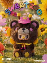 Chao Sweet Rebel Bear Sweet Zoo Series blind box articulated vinyl plush doll pendant by HSF Marketplace