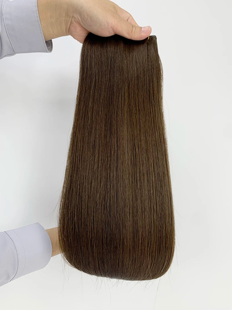 Ponytail human hair P18-1001 wrap-around natural blonde ponytail extension, 60g-100g