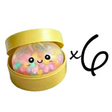 Rainbow dumpling squishy toy by HSF Marketplace for sensory play and stress relief