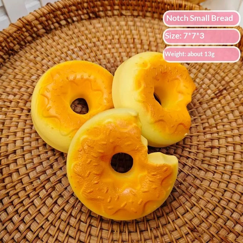 Realistic Bread Fidget Squishy, Layered Simulation, Anxiety Relief Toy for Students