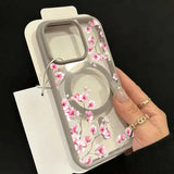 Elegant floral magnetic phone case for iPhone 12-18 Pro Max by HSF Marketplace