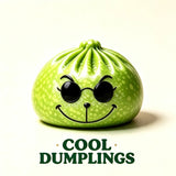 Glitter green dumpling stress relief toy by HSF Marketplace for sensory play, parties, and gifts