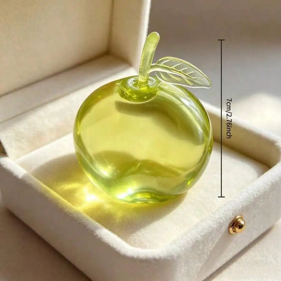 Green apple squishy toy by HSF Marketplace for stress relief and aesthetic decor