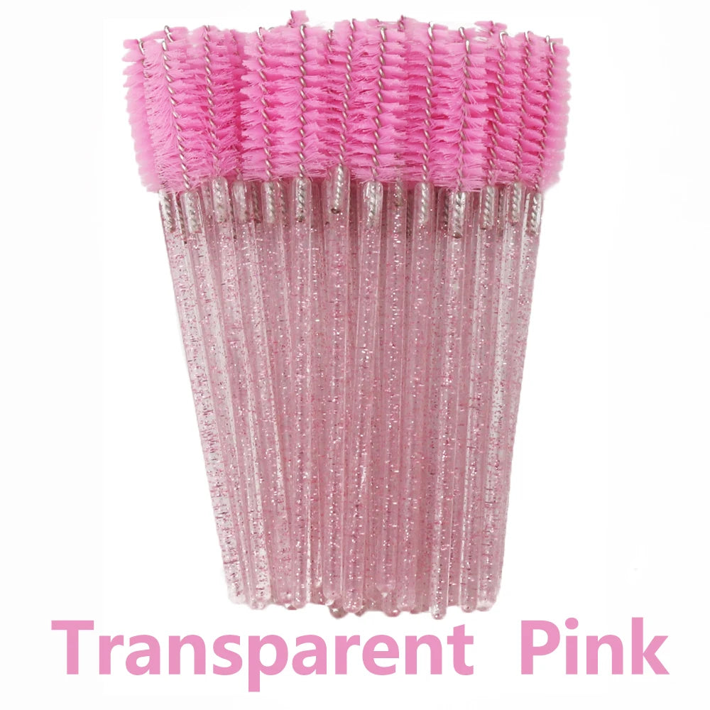 50-piece HSF Marketplace eyelash brush set for false eyelash extensions and makeup application