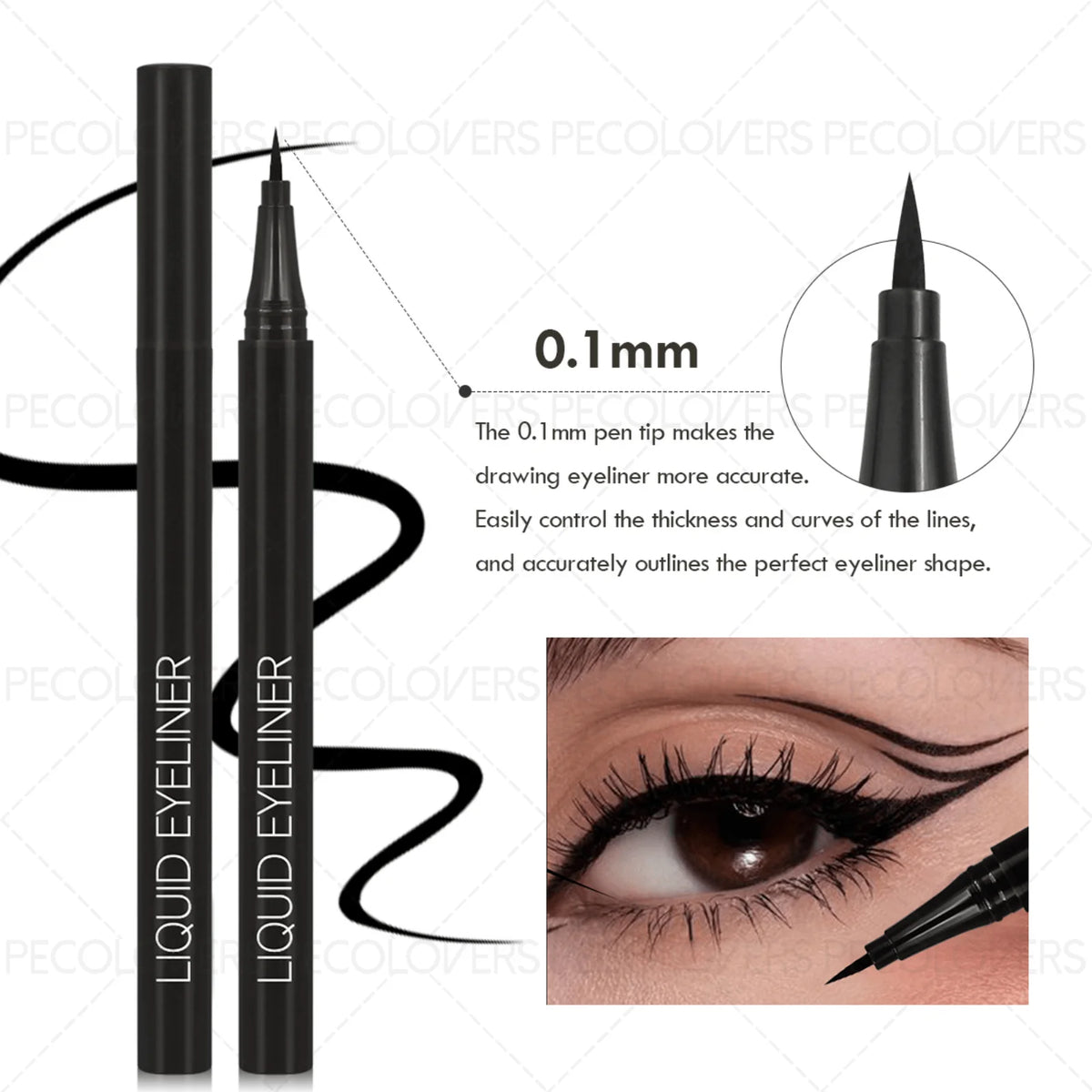 11-piece eye and brow makeup set with 40-shade eyeshadow palette, eyebrow pencil, eyeliner, mascara, and brushes