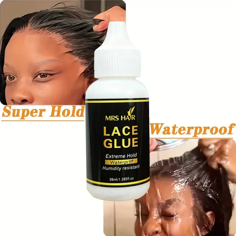 Lace Melting Spray Extreme Hold Waterproof Lace Glue Wig Adhesive Remover Lace Frontal and Full Lace Wigs Durable