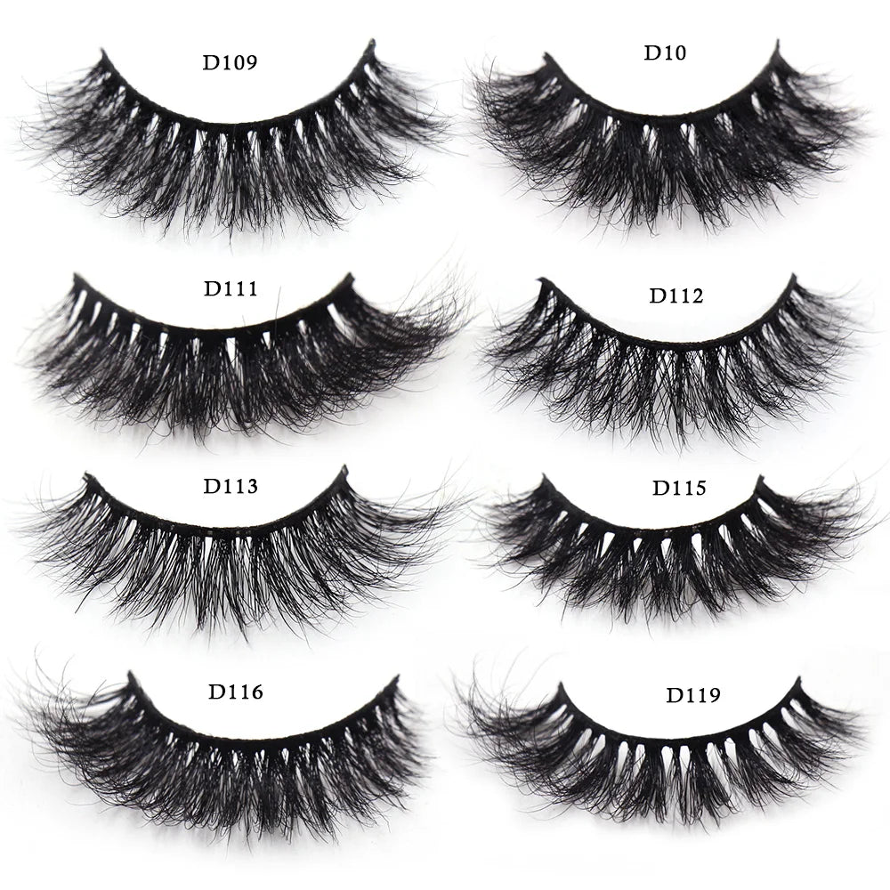 3D mink false eyelashes for daily wear, soft reusable eyelash extensions by HSF Marketplace