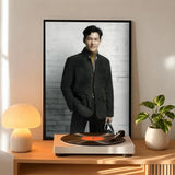Lee Jung-jae portrait art poster for home decor, K-culture merchandise by HSF Marketplace