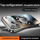 Luxury glass MagSafe-compatible phone case for iPhone 18 and 17 Pro Max by HAIRSOFLY SHOP