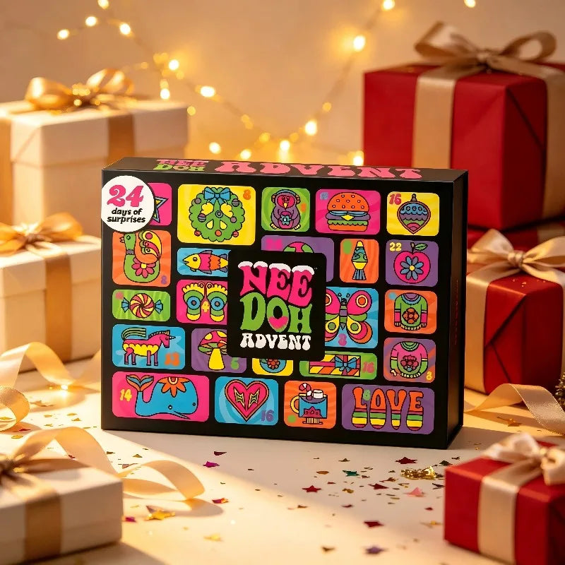 NeeDoh Advent Calendar 2026 with 24 sensory fidget toys for a festive countdown
