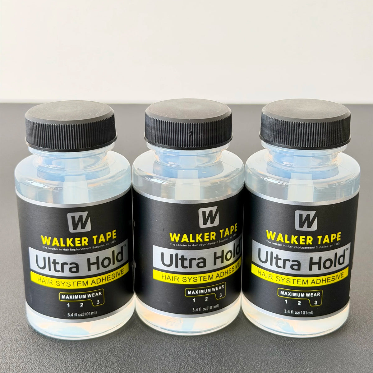 Ultra Hold Lace Wig Glue 3.4oz/101ml / 0.5oz/15ml Walker Tape Hair System Adhesive Strong Waterproof Glue for Toupees Hairpieces