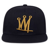 Women's hip hop baseball cap with crown embroidery, trucker mesh, and snapback closure for outdoor wear