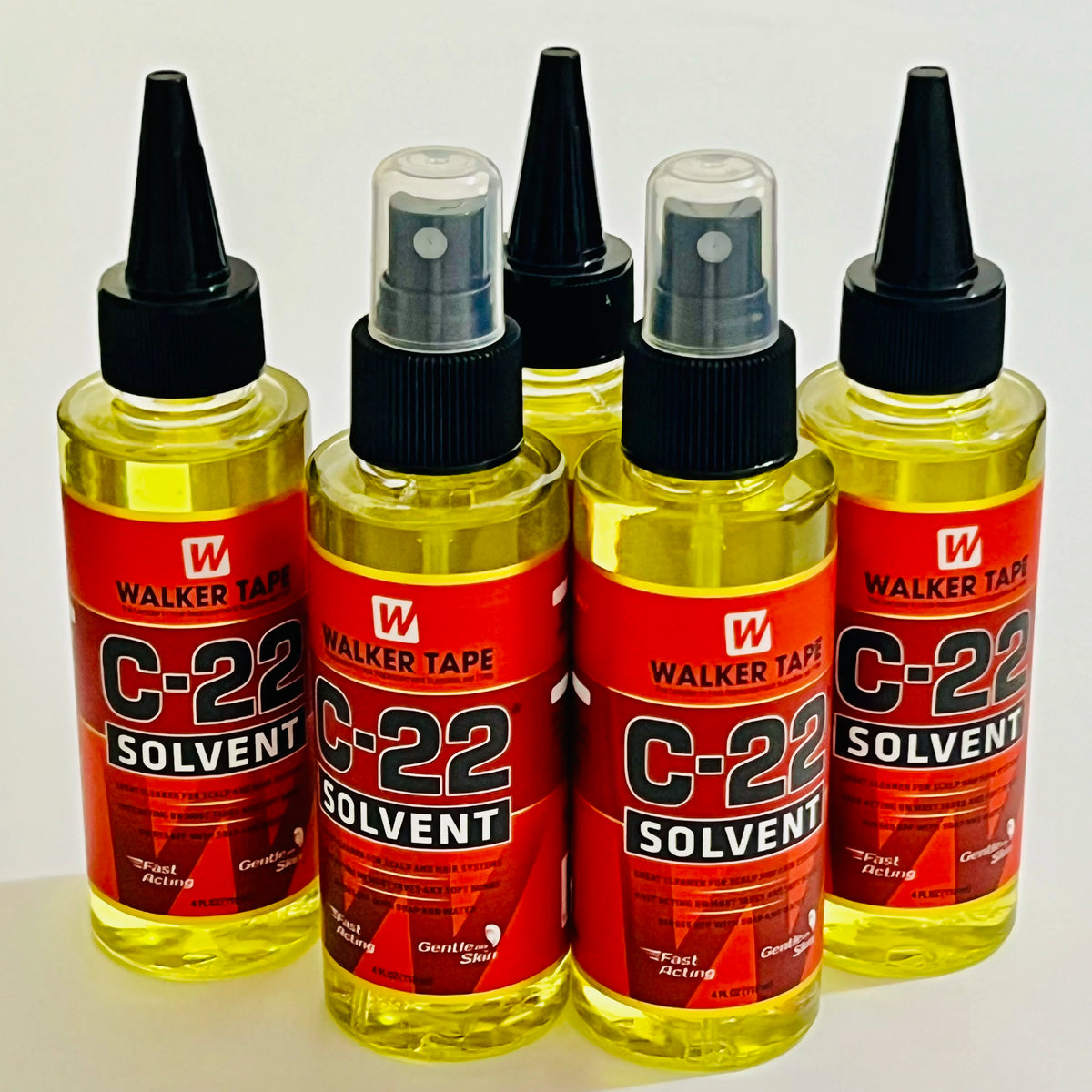 Wholesale Walker Tape Ultra Hold Hair System Adhesive & 4oz 118ml C22 Solvent Wig Glue Remover for Lace Wigs Toupee Closure
