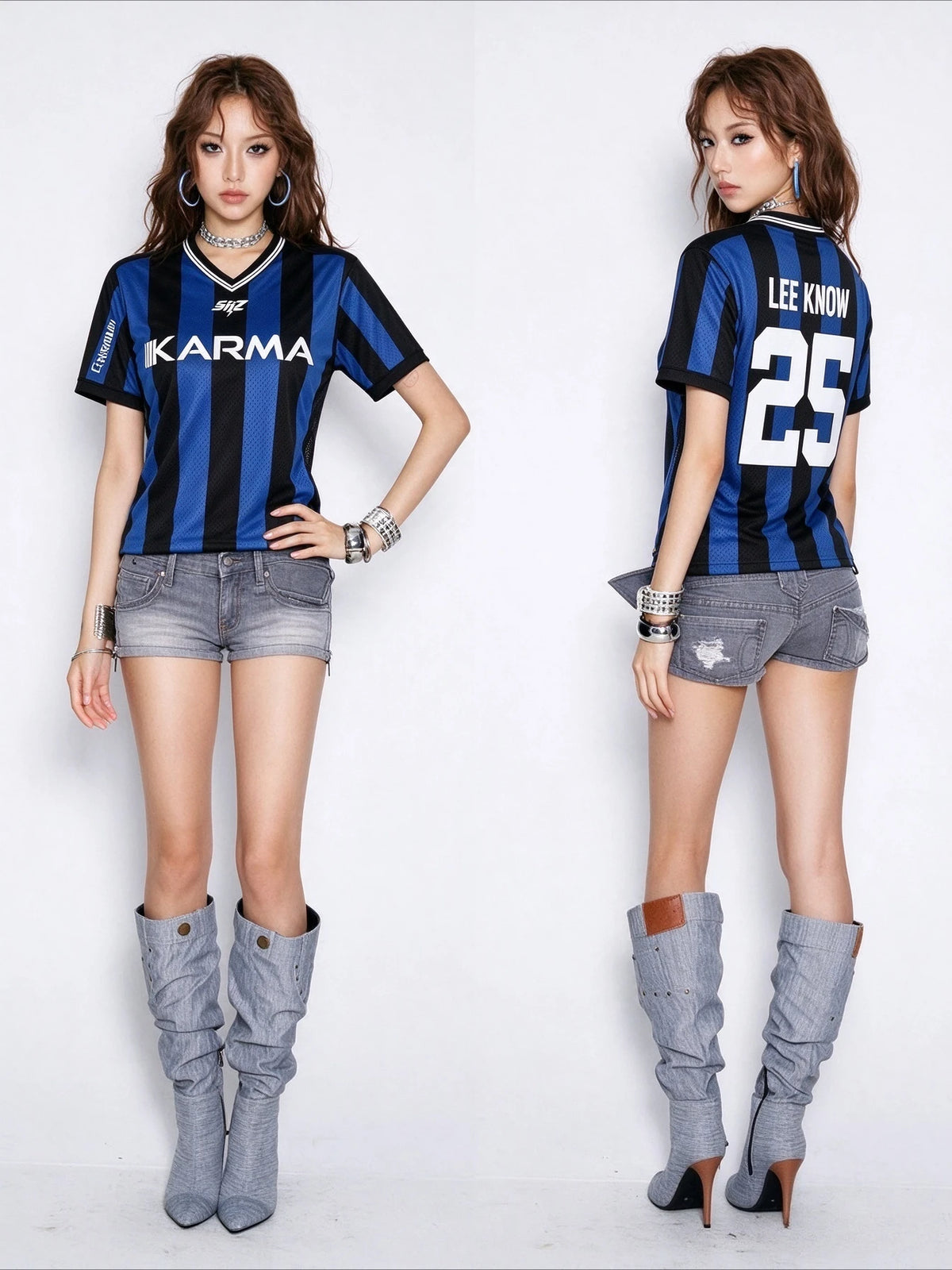 Kpop Stay Karma album T-shirt by HSF Marketplace, oversized streetwear design for fans