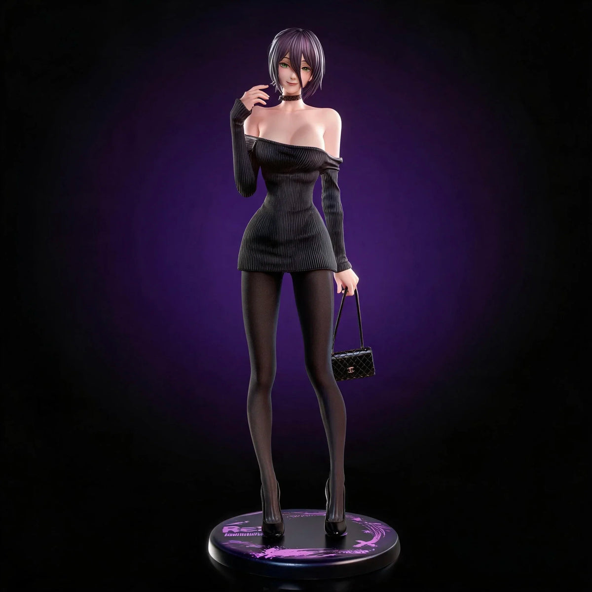 25cm Chainsaw Man Reze PVC action figure statue displayed as a desktop ornament collectible model