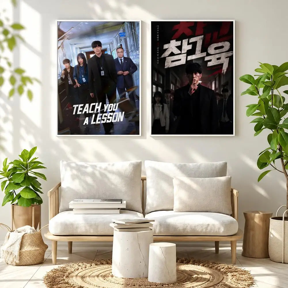 Korean romance drama poster, K-Culture home decor and gift print by HSF Marketplace