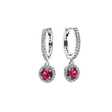 925 silver butterfly square heart-shaped earrings by HSF Marketplace