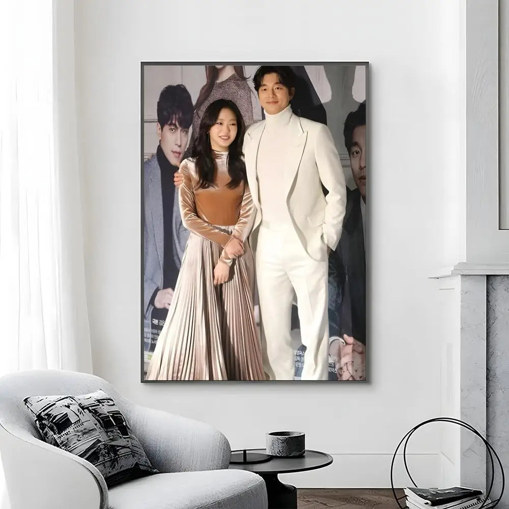 Korean drama Goblin poster canvas art for home decor, featuring K-culture artwork by HSF Marketplace