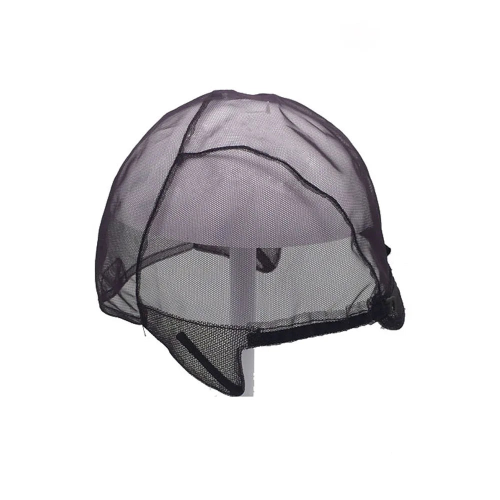 5-pack purple breathable mesh wig caps for wig making by HSF Marketplace