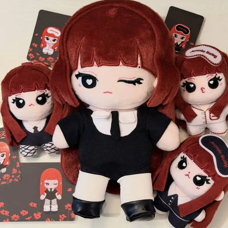 Kpop idol plush doll keychain for bags, trendy K-culture accessory by HSF Marketplace