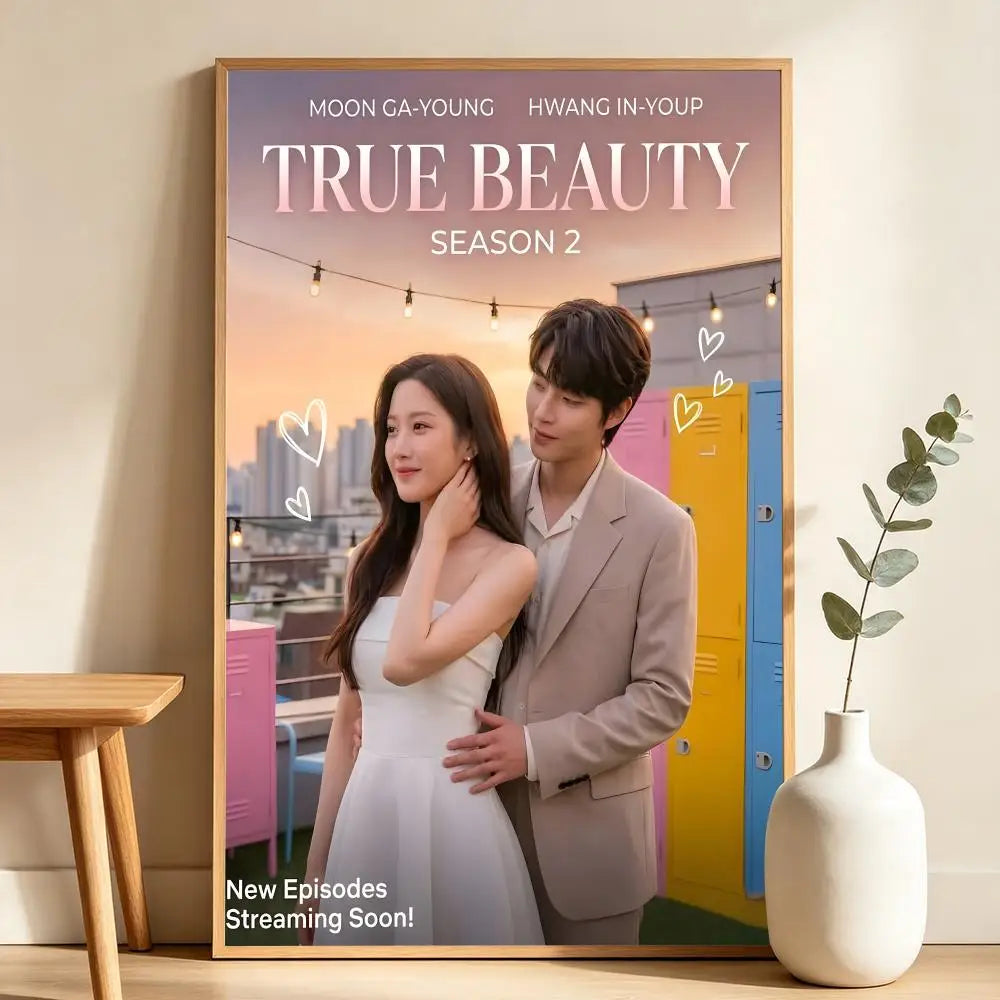 True Beauty Korean drama poster wall art for home decor by HSF Marketplace