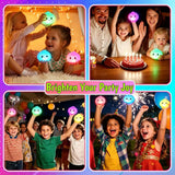 Kawaii glitter squishy dumpling sensory toy by HSF Marketplace with a soft, sparkly design