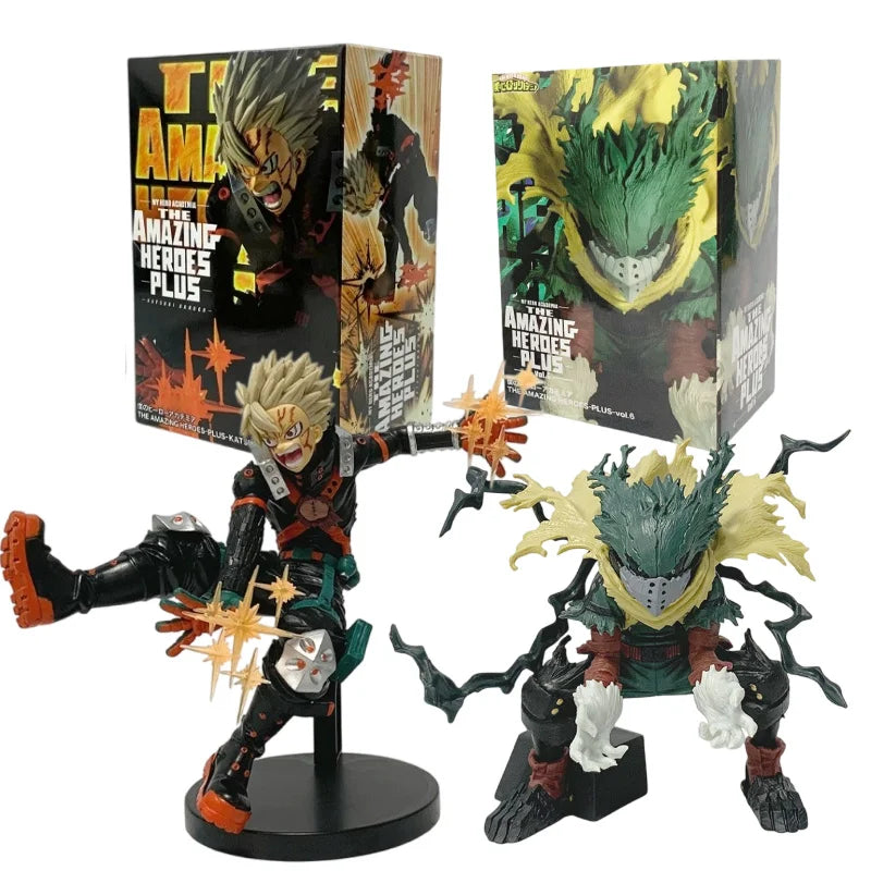 My Hero Academia Bakugou Katsuki 18cm action figure with effects, collectible statue model decor