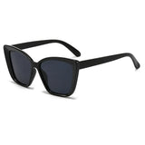 HSF Marketplace vintage cat eye sunglasses for women with small square frames, retro designer sun glasses for females.