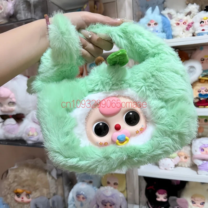 New Baby Three plush handbag blind box, kawaii vinyl fruit-themed collectible by HSF Marketplace