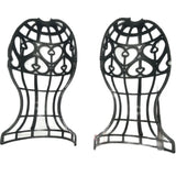 Foldable lantern shape plastic wig stand for hats and wigs, HSF Marketplace hair styling tool