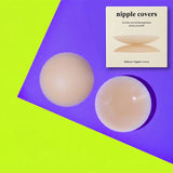 Invisible self-adhesive nipple covers for women, 2-piece pack by HSF Marketplace