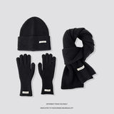 Women's winter warm knitted hat, scarf and gloves set in a coordinated design by HSF Marketplace