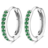 Drperfect 1Pair Flat Back Earrings for Women Surgical Steel Earrings for Sensitive Ears Hoop Stud Cartilage Tragus Piercings