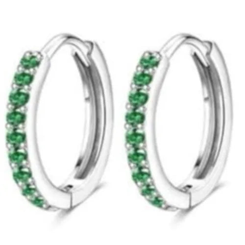 Drperfect 1Pair Flat Back Earrings for Women Surgical Steel Earrings for Sensitive Ears Hoop Stud Cartilage Tragus Piercings