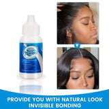 Waterproof wig glue adhesive for lace toupee and wig bonds, HSF Marketplace travel size styling kit with 6 pieces for beginners.