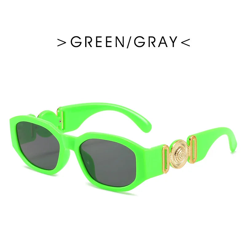 Vintage square sunglasses for men and women with a luxury rectangle frame by HSF Marketplace, stylish and fashion-forward shades